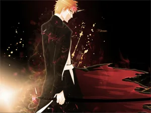 Ichigo Kurosaki With Name Wallpaper