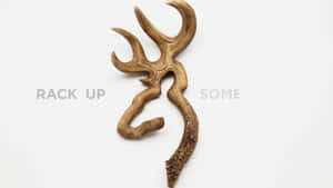 Iconic Browning Deer Desktop Illustration Wallpaper