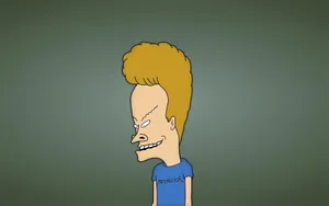 Iconic Duo: Beavis And Butt-head’s Single Portrait Wallpaper