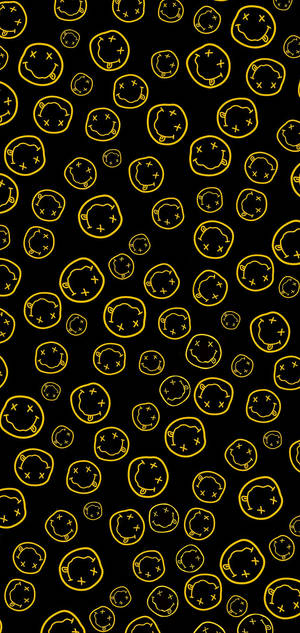 Iconic Nirvana Smiley Face Wallpaper