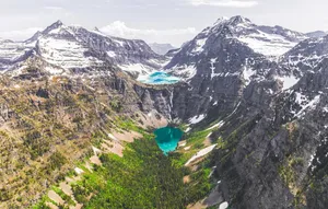Icy Montana Waterfall Wallpaper
