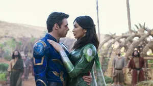 Ikaris And Sersi Eternals Movie Wedding Wallpaper