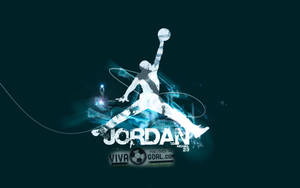 Illuminated Jumpman Michael Jordan Wallpaper