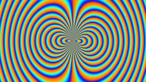 Illusion Colored Curves Wallpaper