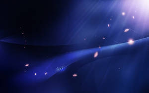 Illusive Dark Blue Light Wallpaper