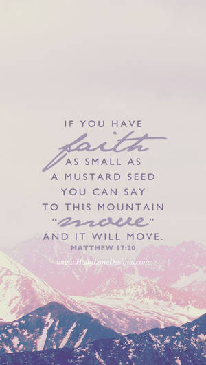 Illustration Of Aesthetic Christian Phrase Wallpaper
