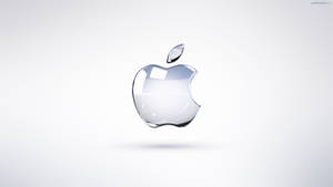 Image Apple Logo On White Background Wallpaper