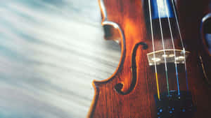 Image Beautiful Violin With Strings Wallpaper