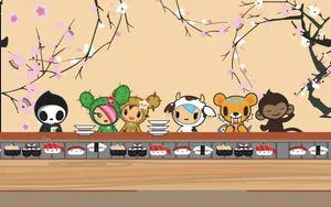 Image Bright And Colorful Tokidoki Characters Wallpaper