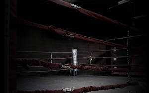 Image Man Jumping Rope In Boxing Ring Wallpaper