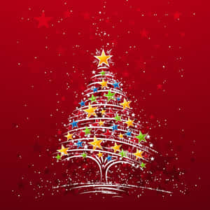 Image Using Apple's Ipad To Enjoy A Simple Christmas Wallpaper