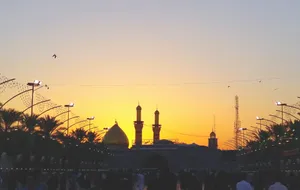 Imam Hossain Shrine Sunset Karbala Wallpaper