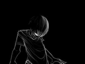 Immerse Yourself In The Paranormal Horror World With This Eerie Anime Boy Wallpaper