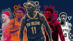 Impressive Basketball Star Jrue Holiday Wallpaper