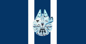 In A Galaxy Far, Far Away, The Millenium Falcon Embarks On Its Epic Journey. Wallpaper