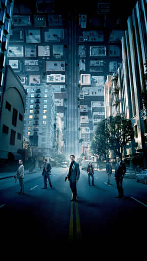 Inception Bent Reality Street Scene Wallpaper