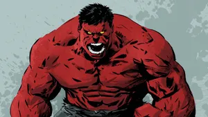Incredible Hulk Red Wallpaper