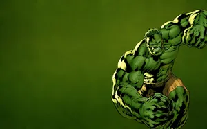 Incredible Hulk Wearing Yellow Shorts Wallpaper