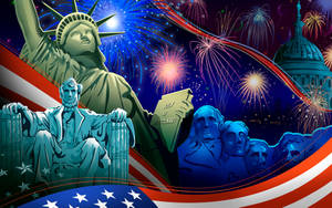 Independence Day Usa Art Wallpaper