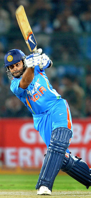 Indian Cricket Virat Kohli Poster Wallpaper