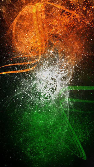 Indian Flag Tiranga Abstract Wallpaper