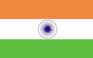 Indian Flag With Simple Design Wallpaper