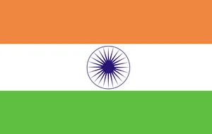 Indian Flag With Simple Design Wallpaper