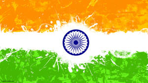 Indian Pride In Vibrant Hues Wallpaper