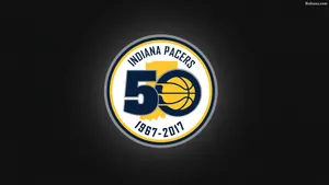 Indiana Pacers Fiftieth Anniversary Logo Wallpaper