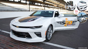 Indianapolis 500 White Chevrolet Camaro Wallpaper