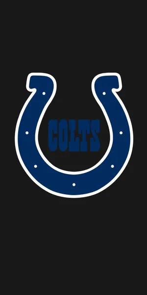 Indianapolis Colts Horseshoe Nfl Team Logo Wallpaper