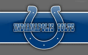 Indianopolis Colts Emblem And Word Mark Wallpaper