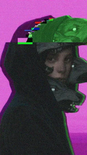Indie Art Datamoshing Wallpaper