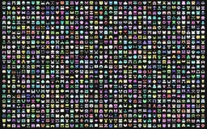 Indie Glowing Pixel Art Wallpaper