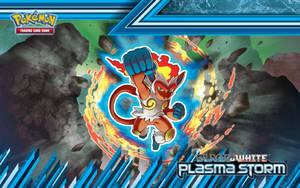 Infernape Trading Card Wallpaper