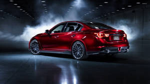 Infiniti Q50 Eau Rouge Red Wallpaper