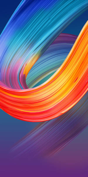 Infinix Holographic Waving Fluids Wallpaper