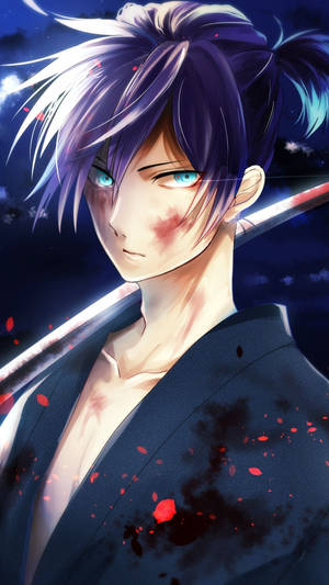 Injured Cool Boy Anime Yato Wallpaper