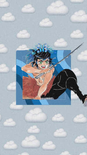 Inosuke Cloud Aesthetic Wallpaper Wallpaper