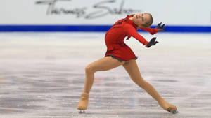 Inspiring Figure Skating Performance In The Olympics Wallpaper