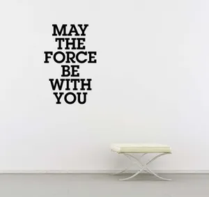 Inspiring May The Force Be With You Illustration Wallpaper