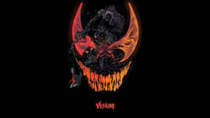 Intense Abstract Venom Illustration Wallpaper
