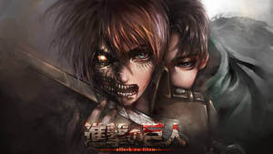 Intense Battle Of Warriors – Attack On Titan Season 4 Wallpaper