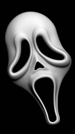 Intense Emotion Manifested - The Ghostface Mask Of The Scream Movie Wallpaper