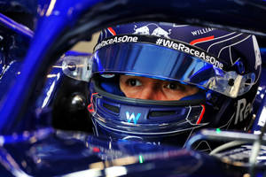 Intense Gaze - Alexander Albon In Focus Wallpaper