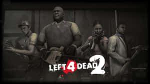 Intense Multiplayer Action In Left 4 Dead Game Wallpaper