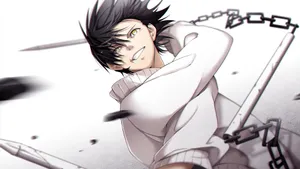 Intense Toji Fushiguro Illustration Wallpaper