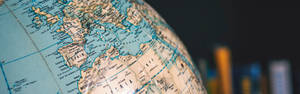 International Glance Of A Globe Wallpaper