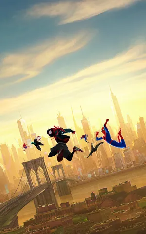 Into The Spider Verse Movie Wallpaper