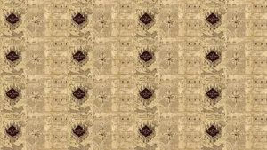 Intricate And Artistic Marauders Map Pattern Wallpaper